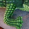 Dorimytrader Pop Giant Stuffed Animal Crocodile Plush Toy Soft Big Realistic Alligator Animals Doll Gift for Children DY61871