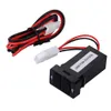 Dual 2 USB Car Charger 12V 24V USB Port Fast Charger Adapter 5V for Smartphone for Toyota Corolla Camry RAV4 Yaris Car-Charger