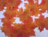New Arrive 100Pcs Artificial Cloth Maple Leaves Multicolor Autumn Fall Leaf For Art Scrapbooking Wedding Bedroom Wall Party Decor Craft