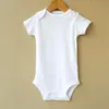 Hot baby rompers sommar höst spädbarn triangel romper lång / kort / ärmlös 100% bomull baby kläder pojkar tjejer vit full storlek jumpsuits