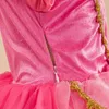 ملابس جميلة 2016 فتيات الطفل بالجملة فستان تجميد نائم الجمال الأميرة أورورا الأميرة فستان Cosplay Dresses Christmas D