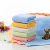 2016 Nya handdukar ROBES SOFT BAMBOO Organisk Baby Flannel Face Hand Broderad Handduk WashCloth Wipes Gratis frakt