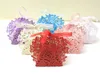 100st Laser Cut Hollow Butterfly Candy Box Chokladlådor med band för bröllopsfest Baby Shower Favor Gift