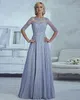 Abiti eleganti per la madre della sposa Mezza manica Appliques Moda Donna elegante su misura Una linea Wedding Party Dress290o