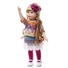 18 POLLICI Reborn Baby Doll realistiche bambole in vinile pieno di ragazza americana come regali di Natale di compleanno