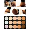 15Colors Concealer Facial Nautral Care Nake Glitter Makeup Palette Set con Beush 1pcs Concealer + 1pcs Brush DHL free