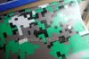 Zielony Urban Digital Tiger Camo Vinyl Car Wrap z Bubble Air Free Pixel Camouflage Graphics Naklejka Samochodowa Rozmiar folii 1.52x10m / 20m / 30m