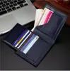 New Drop shipping Fashion Gentlemen prefer short wallets clutch leather men women Business card holders wallet