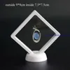 Transparent PET Suspension Window Watch Holder Pendant Ring Necklace Storage Stand Case Jewelry Display Rack 9*9CM