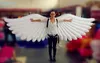 Ailes gonflables personnalisées d'ange blanc de 2m d'ailes portables pour l'étape et la partie