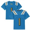 Mäns Kvinnor Ungdom / Barn UCLA Bruins Personlig / Skräddarsy NCAA Jersey Vit Blå Någon Namn Några Nummer Toppkvalitet Drop Shipping Cheap