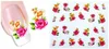 50Sheets Skönhetsdesign Vattenöverföring Nail Art Sticker Decals New Flower DIY Franska Tips Nail Mixed Styles