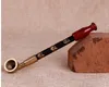 The New Wood Smoke Rod Copper Metal Pipe Smoke Pot Pot Mouth Pipe Rod Agate