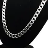 Mens Punk Gold Silver Plated Long Link Chains Collares Hip Hop Ancho 12mm Longitud 80cm Joyería