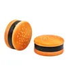 Cookie Biscuit Hamburger Novelty Metal Zinc Alloy 2 couches Herb Grinder Tobacco Herb Grinder Metal Shark Teeth Burger3721959