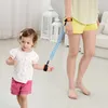 Cintura anti-smarrimento per bambini per bambini Imbracatura da passeggio di sicurezza per bambini tagliata continuamente Corda di trazione per cintura da polso anti-smarrimento per bambini