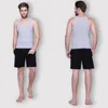 Spor Erkekler Tankı Üstleri Pamuk Temel Atlet Vücut Geliştirme Spor Undershirst Sliming Elbise Spor Yelek Kas Kırpma Üst Artı Boyutu