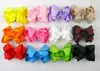 45inch Baby Girl Solid double Ribbon Hair Bows clips196 colorsbaby Hairband Two Layer Hairbow girl Hair headband Hair Sticks 305394395
