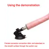 Sex Machine Dildo Attachment Vaste Beugel Vrouwelijke Connector Mannelijke Connector Voor Masturbator Met Zuignap Sex Machine Gun Ac1444788