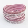 Leather Cuff Bracelets Hot Sale Multilayer Charm Bracelets For Women Girl Men Gift Jewelry Wholesale 0379WH