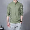 도매 - 2016 패션 긴 소매 남성 셔츠 남성 캐주얼 린넨 셔츠 남성 DX366 아시아 크기 camisas