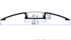 DHL/EMS livraison gratuite 2 M/pcs 30 m/lot profil de fente en aluminium de canal LED pour bande Flexible LED avec embouts de couverture étanches