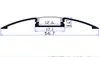 شحن مجاني 1000MMX56.7MMX8.5MM LED قطاع شريط الألومنيوم الشخصي ل Soft LED قطاع SMD5050، SMD3528، SMD5630 1M / PCS 25pcs / lot