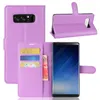 Flip Wallet Case voor Samsung Galaxy Note8 TPU Lederen Bookcover voor Galaxy Note8 Heavy Duty Case met Kickstand