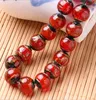 Perles rondes au chalumeau faites à la main pour Bracelet collier faisant 12mm 14mm 16mm 20mm or sables pierre Vintage verre perle chine vente