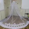 Velos de Novia 3 meter 2T Whiteivory paljetter Blings glittrande spetskanten Purfle Long Cathedral Wedding Veils8197662