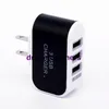 5V 1A Candy EU US Plug 3 port USB Wall Charger Universal Travel AC Home Convenient Power Adapter colorful for iphone 6s Samsung S7 HTC LG