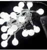 2,5 m20 LED LICZBA Błyskujące światło baterii wiśniowe światła łańcuchowe Wodoodporne światła zewnętrzne Ułożone światło piłki urodzinowe