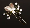 Set di diademi in foglia d'oro Accessori per capelli Nuova fascia da sposa Perle Copricapo di fiori da sposa per abiti da festa di nozze da sposa