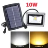 10 W Lampa zasilana Słoneczna Lampa LED Floodlight Wodoodporna Outdoor Flood Light Ogród Yard Lawn Light Light Light Spotlight Lampa Ściana Dekoracji Światło