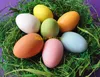 20pcs/lot Free Shipping Wholesale 6x4cm plastic easter eggs decoration Happy Easter Day Egg DIY easter gift For Children