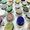 Fashion al por Mayor Glitter Stone Silver Plated Rings for Women Wholesale Jewelry Lots Free Shipping LR163