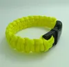 bracelet de cordon de parachute bracelets de survie 50pcs bracelet extérieur survie évasion bracelet de sauvetage paracord chaîne faite à la main bra2113146