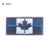 Outdoor Country Flag Patch Stickers Embroidered Badges Armband Stickers Maple Leaves Tactical Canada NO14-012