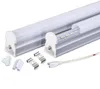 CE ROHS FCC T5 Led Tüpler Işıklar 1 ft 2 ft 3 ft 4 ft 5 ft 6 ft 8ft Cooler Kapı Işıklar Entegre Led Floresan lamba AC 110-240V