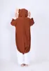 2018 Yeni Kawaii Brown Gremlins Gizmo Cosplay Kostüm Onesies Cadılar Bayramı Karnaval Partisi Noel Yetişkin Monkey Onesie Sulma Üstler 2758