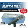 microfono 5pcs 최고 품질 버전 Beta 58 보컬 가라오케 핸드 헬드 다이내믹 유선 마이크 BETA58 Microfone Beta 58 A Mic 무료 mikrafon