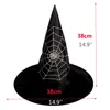 Halloween sorcière chapeaux casquettes costumes cosplay accessoires fête adulte et enfant décorations ornement accessoires accessoire effrayant, 8 article que vous pouvez choisir