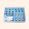 Diamante Microdermoabrasão Acessórios Substituição 9 Dicas 3 Wands Diamante Peeling Equipamento de Beleza Dermaabrasão Facial Skin Device