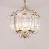 Willlustr round crystal chandelier Suspension lamp K9 crystal Pendant Light hanging lighting stair hotel hall lounge living room