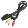 1.8m Câble AV Composite Audio Vidéo Cordon 6 Pieds 3 RCA Ligne pour N64 GameCube NGC SNES TV Console de Jeu