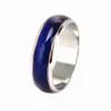 whole bulk lot 36pcs 6mm real stainless steel mood fashion jewelry rings Multicolor change color brand new Inside Polished2855