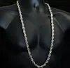 5mm 76 cm hiphop link ketting lange ketting goud verzilverd sieraden voor hangers party club slijtage