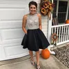 black sparkly homecoming dresses