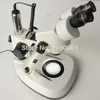 Freeshipping 7x-45x boven- en omlaag LED-verlichting Stereo Zoom Binocular Microscope WF10X / 20 Oculair