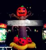 Halloween Pumpkin Inflatable Monster Tree Ghost Entanglement 3m Height Balloon Model Air Blow Up Pumpkin Head For Garden And Yard